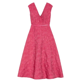 Max Mara Studio Valdese Kjole, Fuchsia 